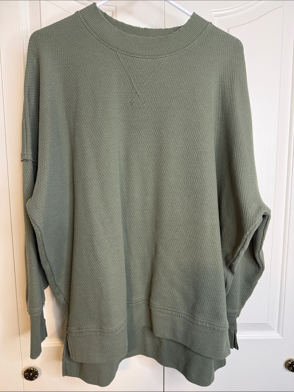 Aerie Diamond Waffle Sweatshirt